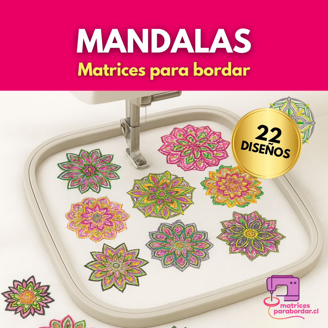 Mandalas – Pack 22 Diseños