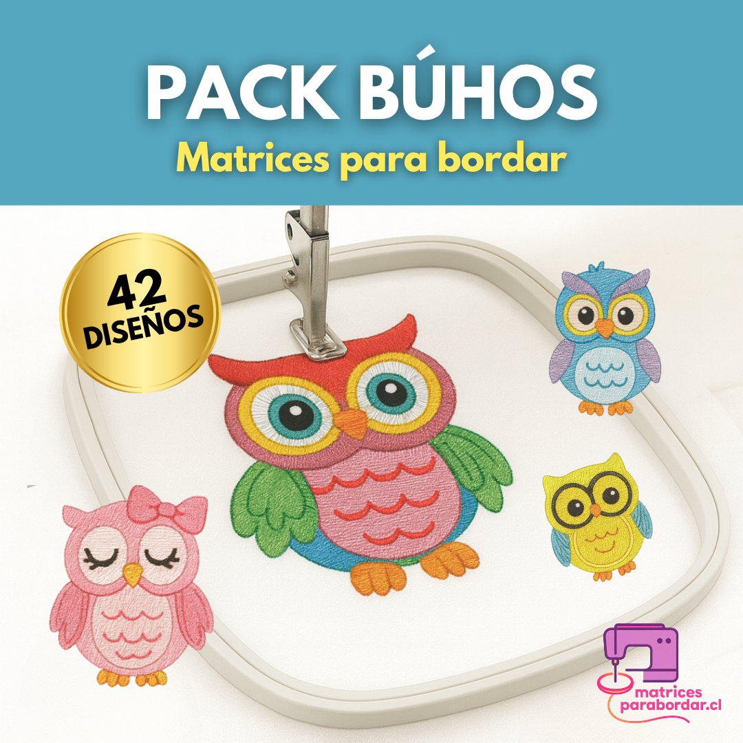 Búhos – Pack 42 Diseños