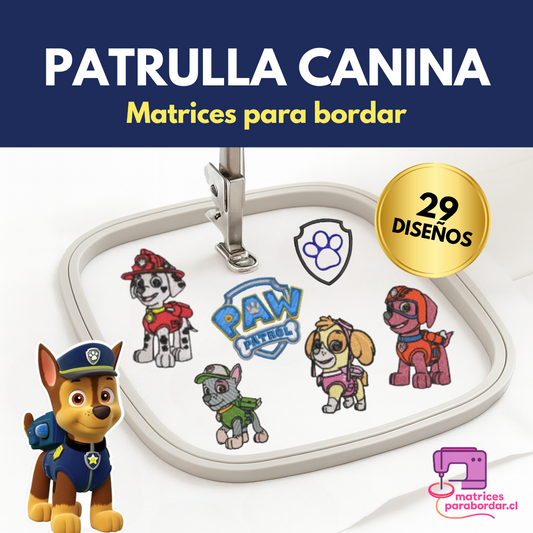 Patrulla Canina – Pack 29 Diseños