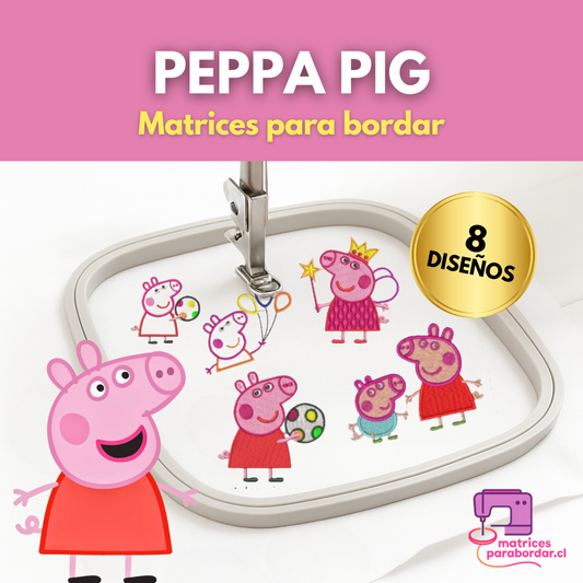 Peppa Pig – Pack 8 Diseños