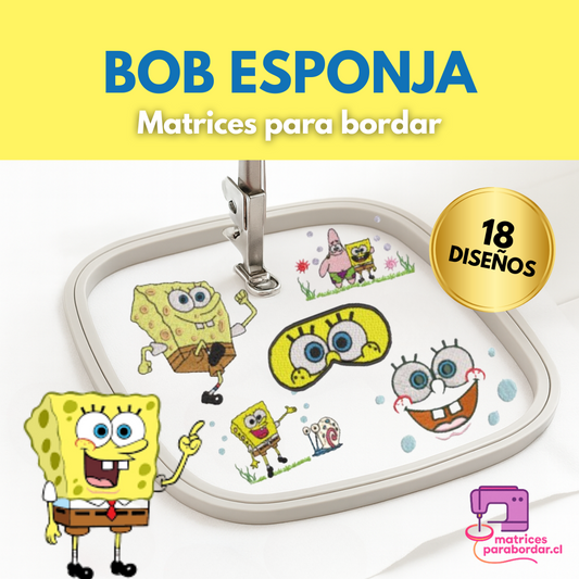 Bob Esponja – Pack 18 Diseños