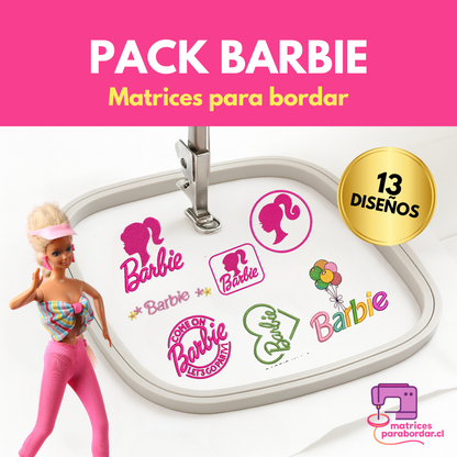Barbie – Pack 13 Diseños