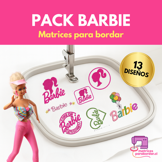 Barbie – Pack 13 Diseños