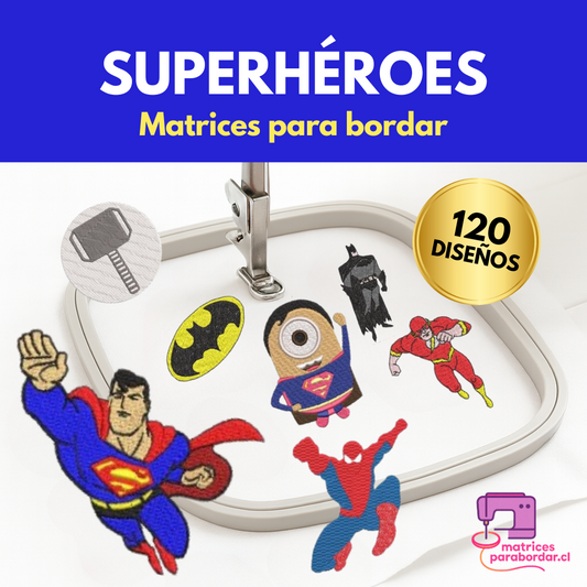 Superhéroes – Pack 120 Diseños