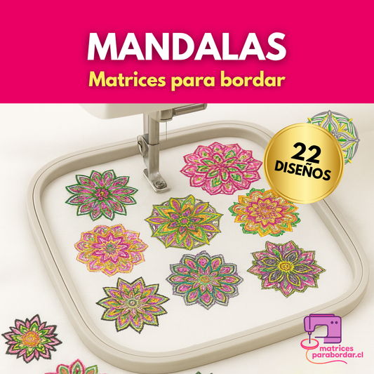 Mandalas – Pack 22 Diseños