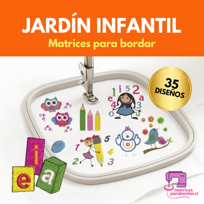 Jardín Infantil – Pack 27 Diseños