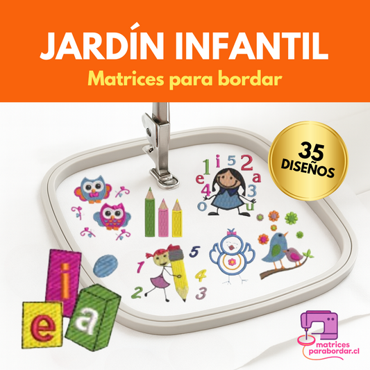 Jardín Infantil – Pack 27 Diseños