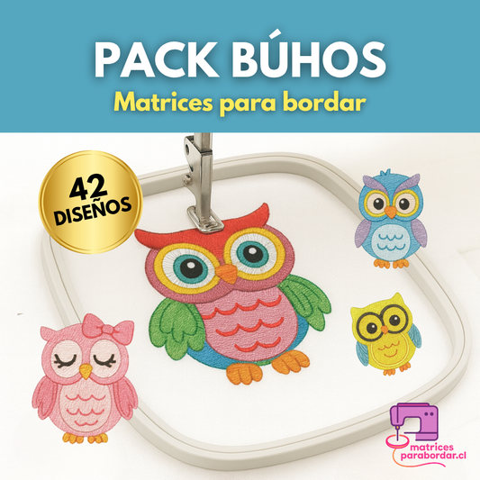 Búhos – Pack 42 Diseños