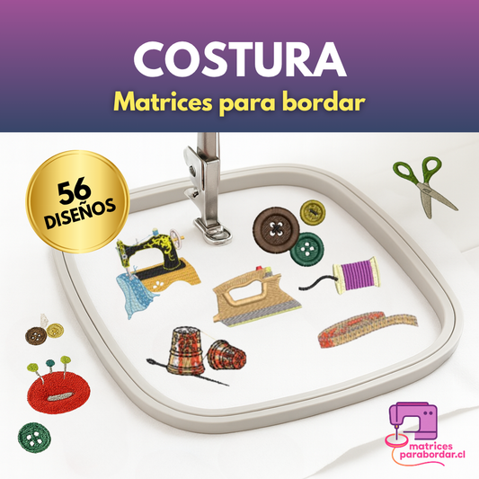 Costura – Pack 56 Diseños