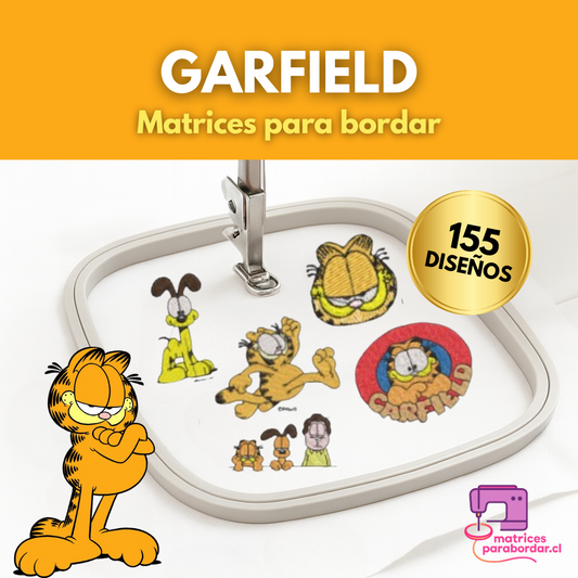 Garfield – Pack 155 Diseños